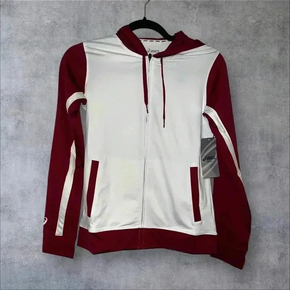 Nwt asics zip up hoodie size medium